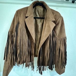 Chocolate Fringe Jacket